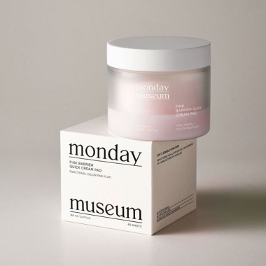 MONDAY MUSEUM PINK BARRIER QUICK CREAM PAD