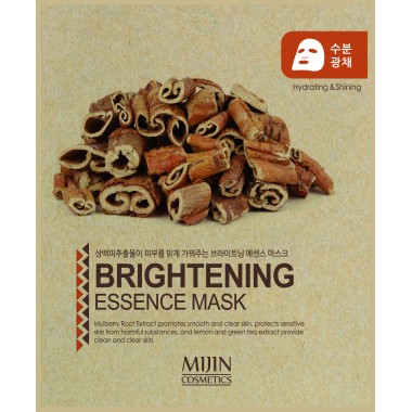 ТКАНЕВАЯ МАСКА ВЫРАВНИВАЮЩАЯ ТОН КОЖИ Mijin Brightening Essence Mask