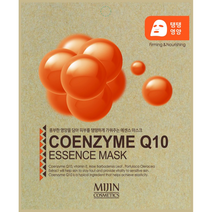ТКАНЕВАЯ МАСКА С КОЭНЗИМОМ Q10 Mijin Coenzyme Q10 Essence Mask            