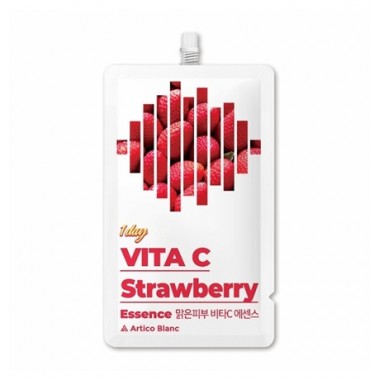 Эссенция для лица с витамином С и экстрактом клубники  Artico Blanc 1day VITA C STRAWBERRY ESSENCE